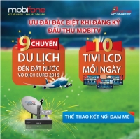 Rực Lửa Cúng Euro 2016 với MobiTV